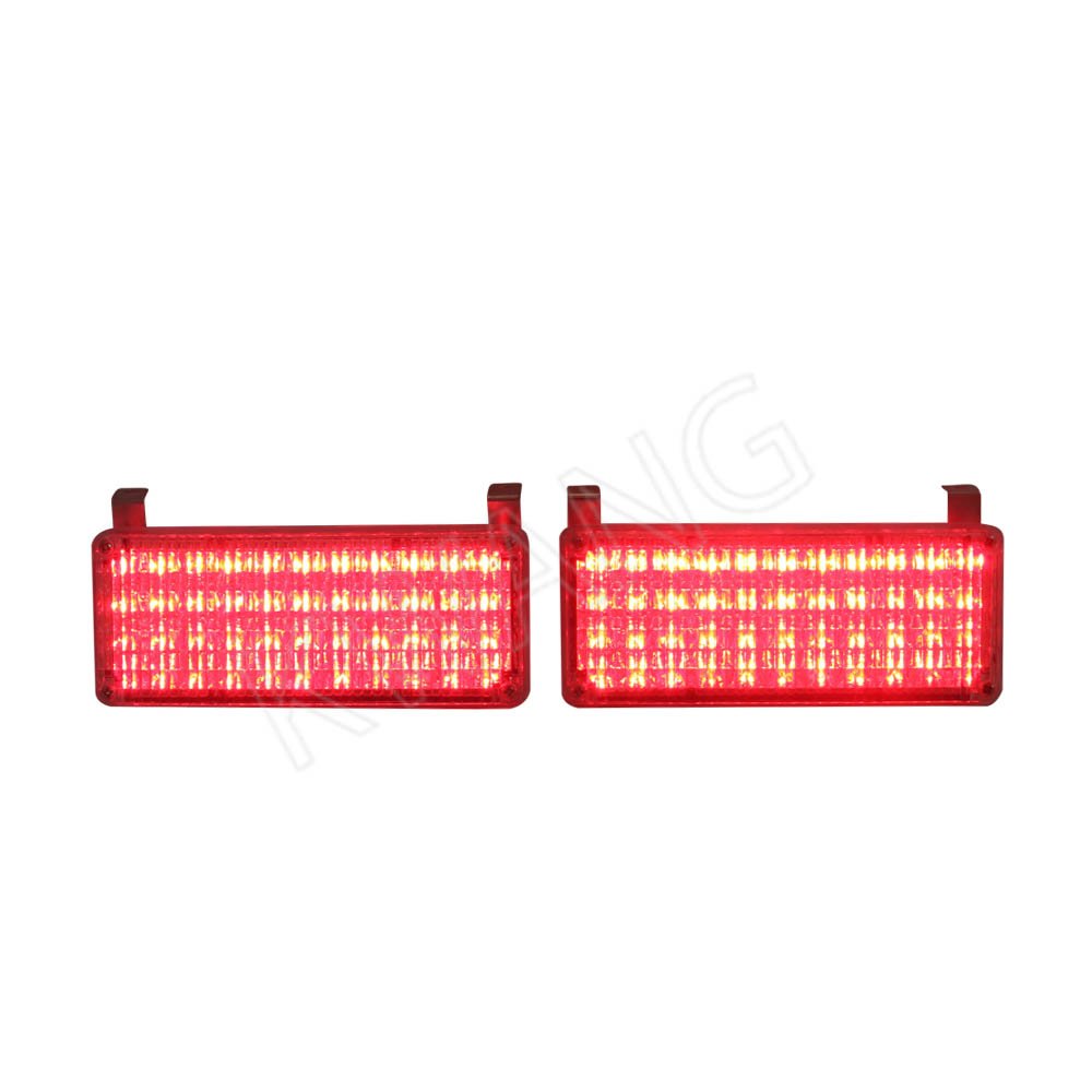 WHENER ไฟ LED-18 R/R ขนาดใหญ่ ปรับได้ 3 จังหวะ สีแดง